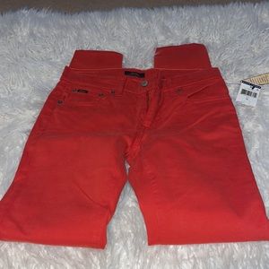 NEW SZ 26 RL POLO TOMKINS SKINNY JEANS IN CLAY COLOR.